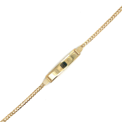 2.5MM Cuban Baby ID Bracelet