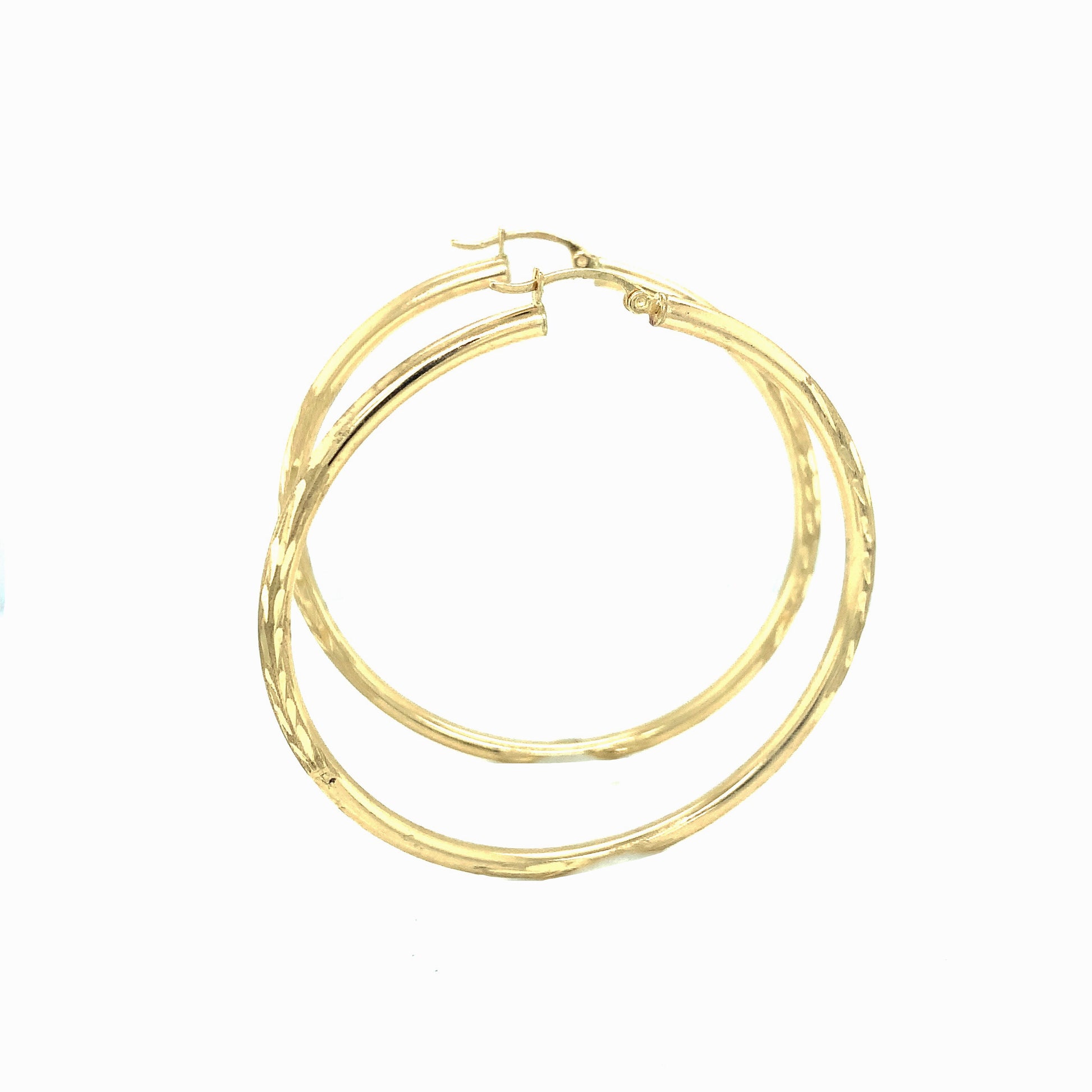 Italian Gold Hoop Earrings