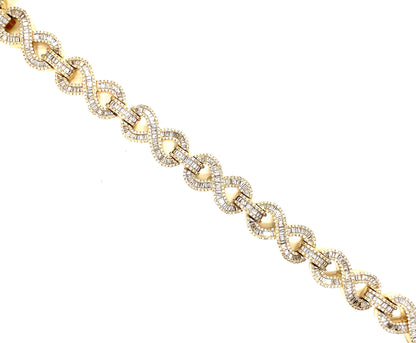 Infinity Diamond Men's Bracelet