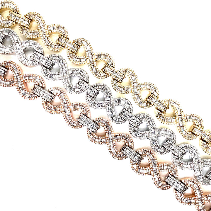 Infinity Diamond Men's Bracelet