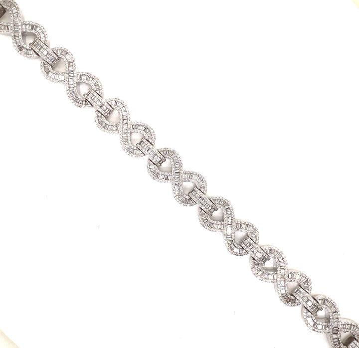 Infinity Diamond Men's Bracelet