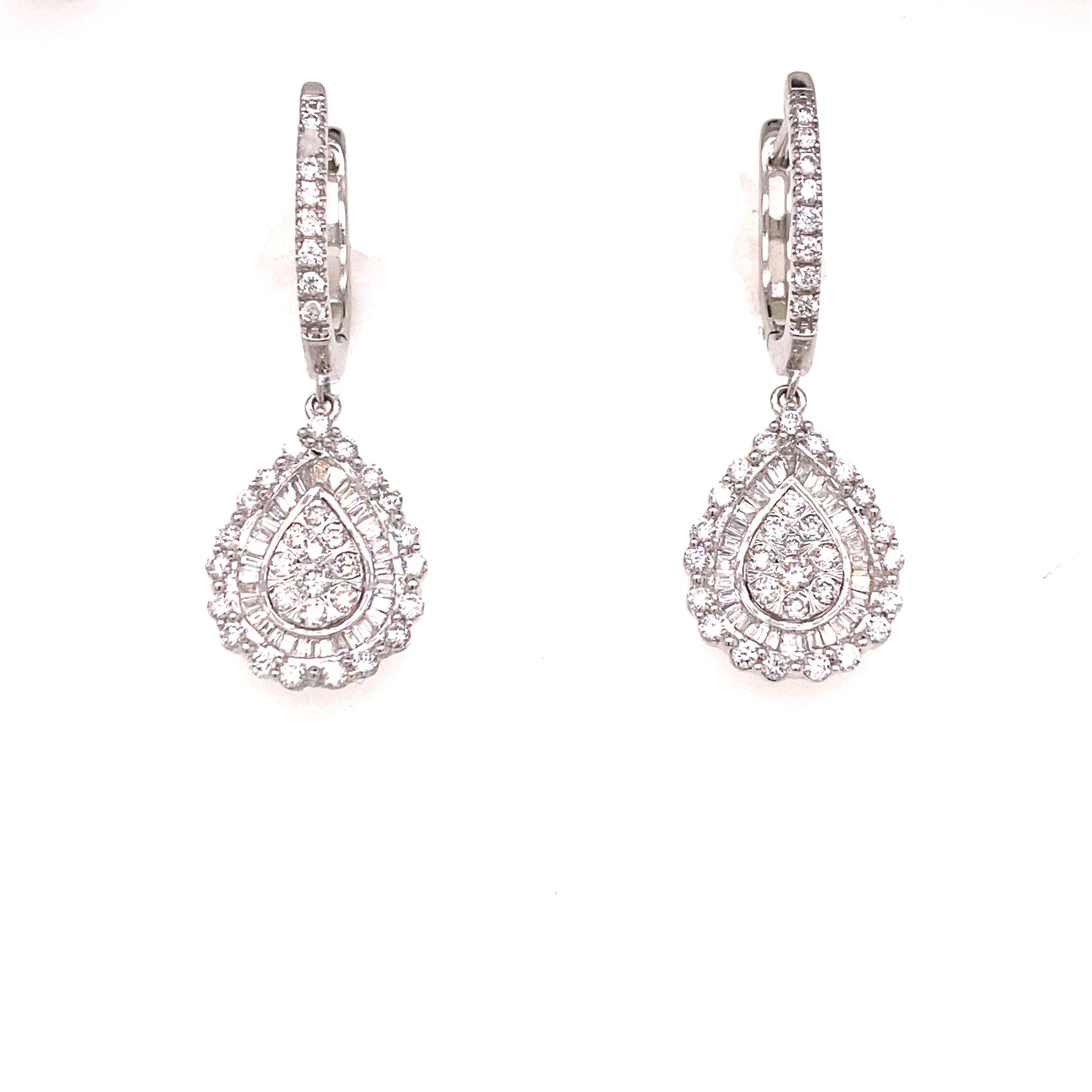 Diamond Teardrop Earrings
