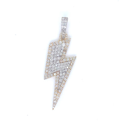 Lightning Bolt Diamond Pendant